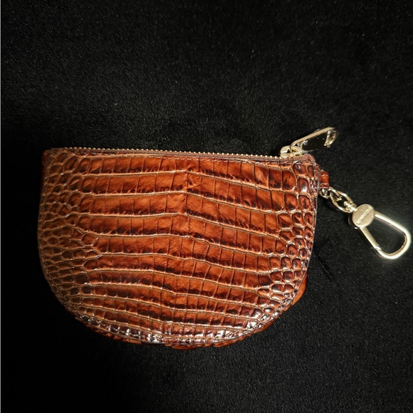 Brahmin Tan Crocodile-Embossed Key Holder - Picture 2 of 5
